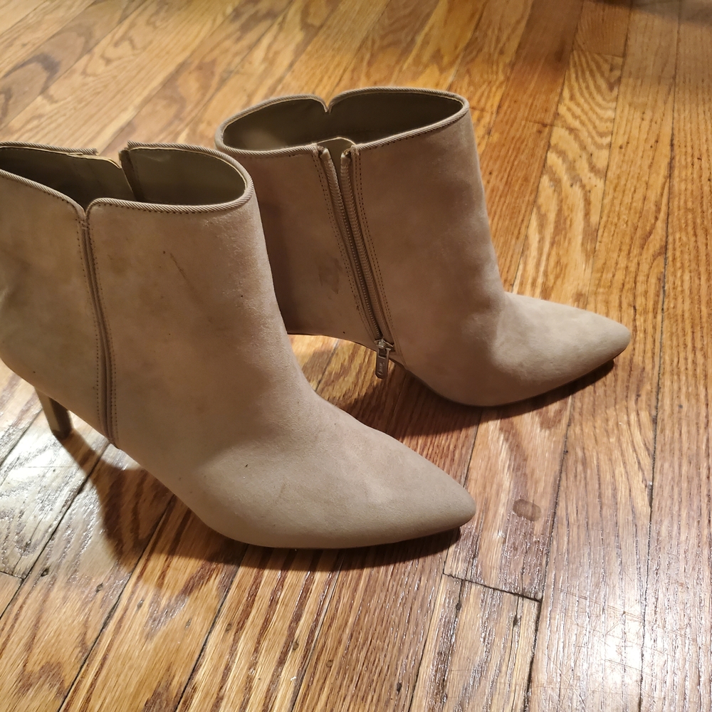 🌟Elegant Cream Ankle Boots